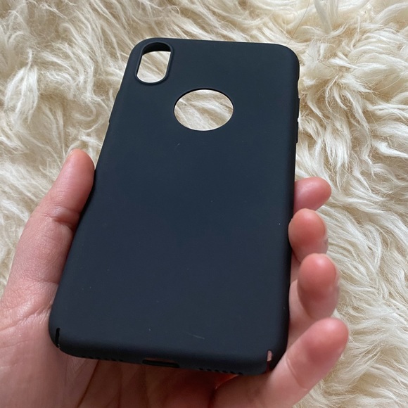 iPhone X case Matt Black - Picture 3 of 6